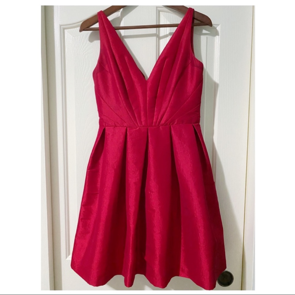 Z Spoke Zac Posen Taffeta V Dress